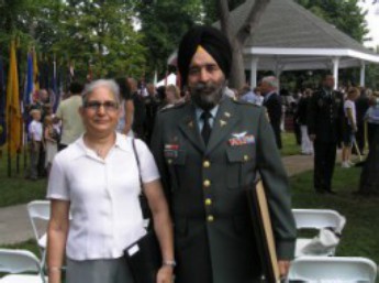 Sekhon with his wife Dr Daljit Kaur (25K)