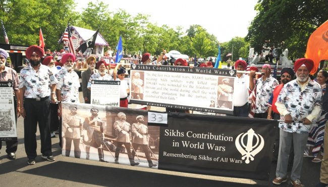 2022_Memorial Day Parade_Naperville IL_Sikh Contingent_waiting to start parade.jpg