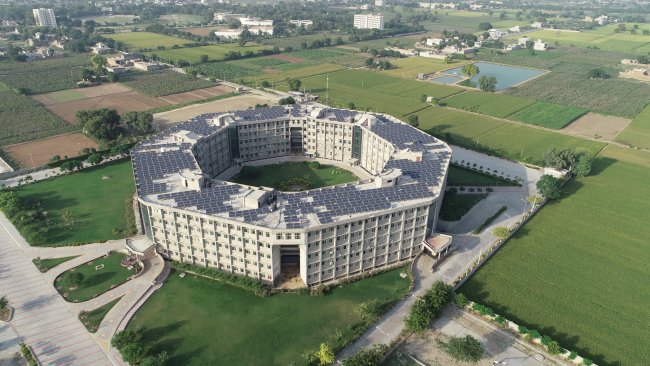 Solar System Installed at Akal University, Talwandi Sabo.JPG