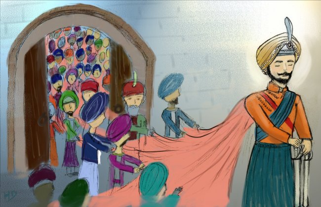 guru hargobind frees porisoners.jpg