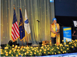 KP Singh speaking at Indiana Bicentennial Celebrations