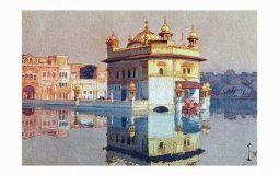 Portrait of the Golden Temple by Hiroshi Yoshida