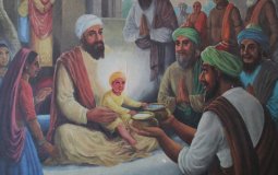 Pir BhikhamShab with Two Bowls and Guru Ji