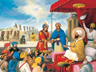 Guru Tegh Bahadur tried to mediate between Raja Ram Singh Ahom king Chakradhwaj Singha.jpg